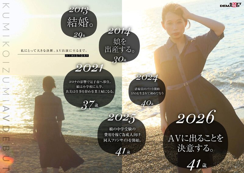 コロナ移住から5年。慣れない生活での寂しさを埋めたくて神奈川県逗子市の自宅でAV DEBUT 小泉玖美41歳_4